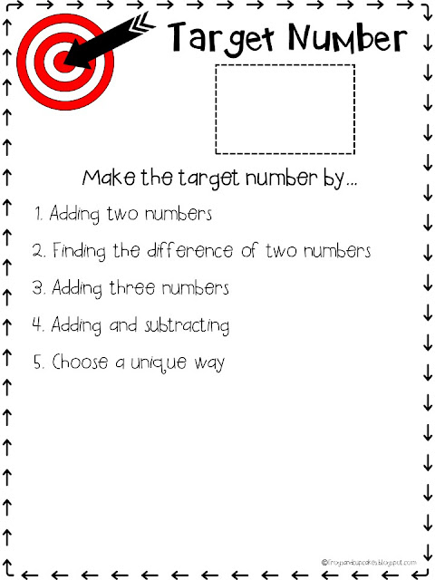 Tales of Frogs and Cupcakes: Target Number: A Number Sense Activity
