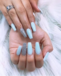 nail nails acrylic glitter trendy pretty unique rhinestones abstract coffin short fashionre fascinating vibe bring shapes copy 2021 thereds winter