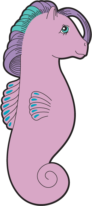 my little pony seahorse 1984