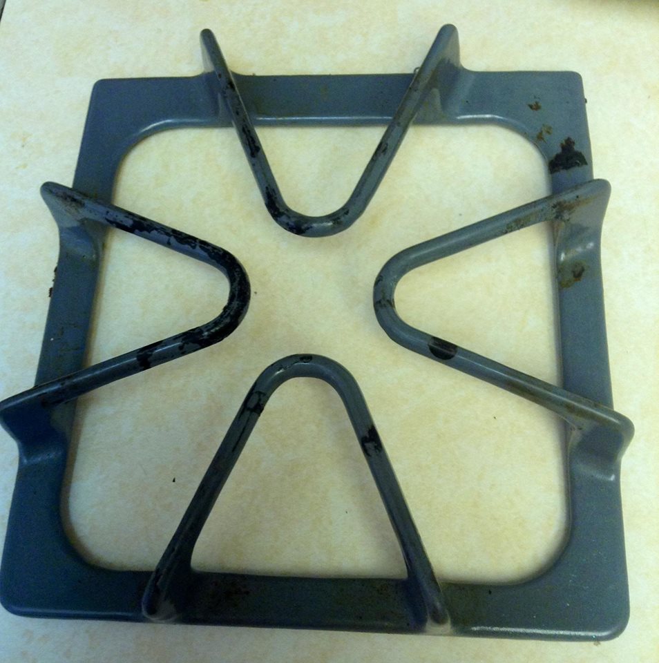 The Hawk's Nest How to remove burnt grime from stove top grates