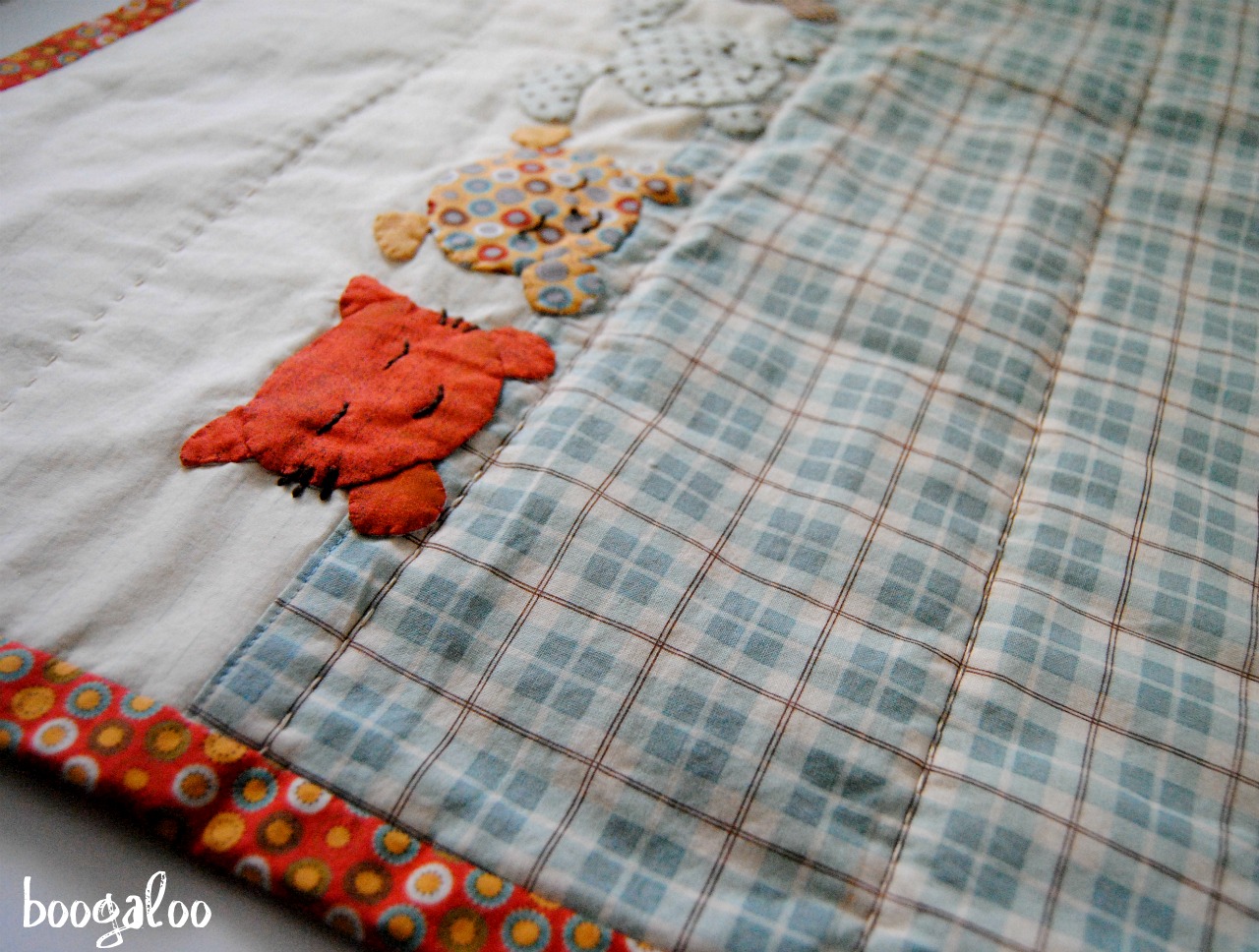 boogaloo a blanket for baby Dylan