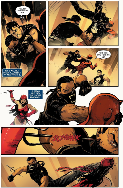 The Former Hero Wants To Live Peacefully Scan Black Panther Discussion and Appreciation: Black Panther vs Punisher