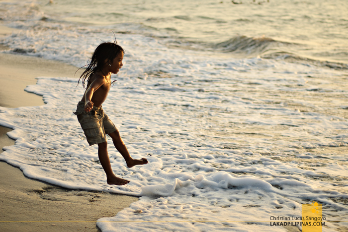 A Local Kid Enjoying the Waters of Zambales
