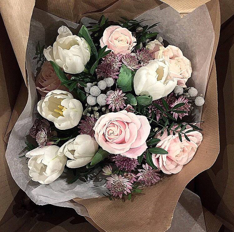 Hortensia Joli Bouquet De Fleurs Fleur Rose Deco Romantique
