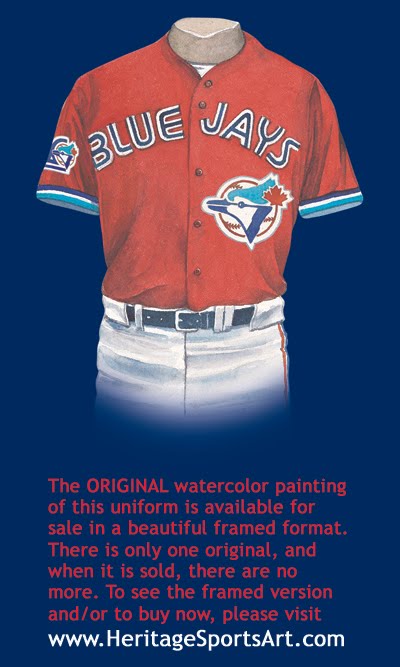 why do the blue jays wear red jerseys