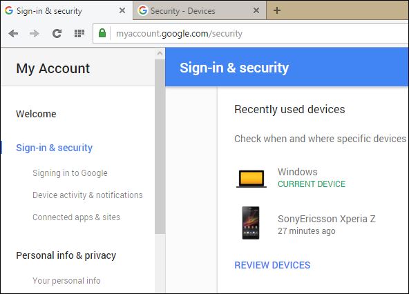 Cara Melihat Handphone Gadget Apa Saja Yang Terhubung Dengan Akun Google Kamu Kobbom