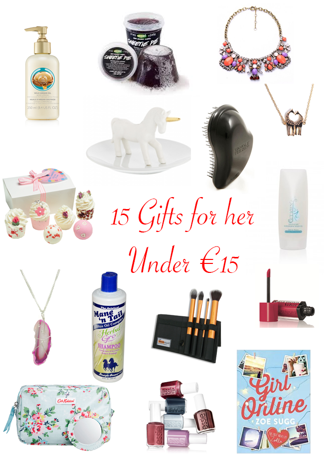 15 Christmas Gift Ideas for her under €15
