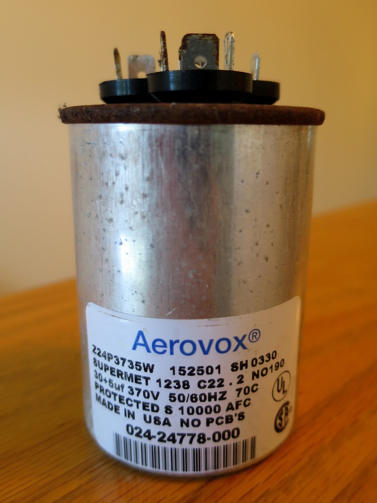 Aerovox 02424778000 Air Conditioner Capacitor Replacement Options