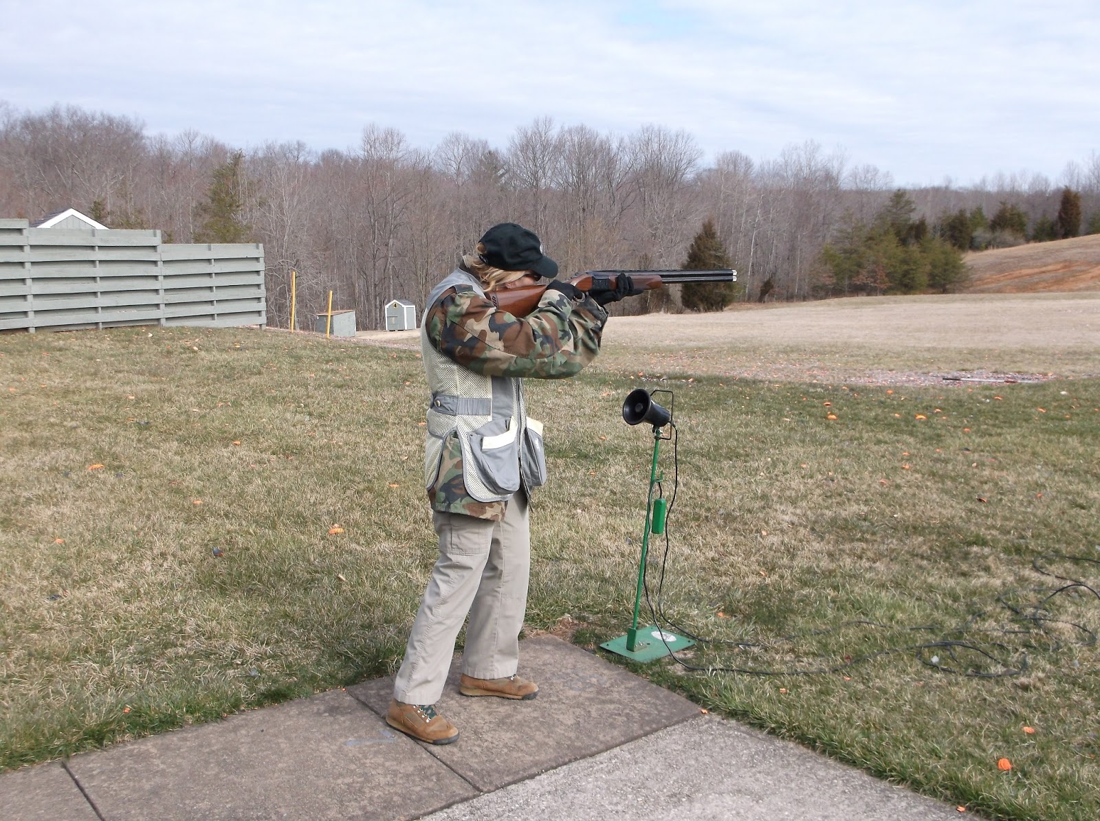 She Hunts She Shoots Trap Shooting practice