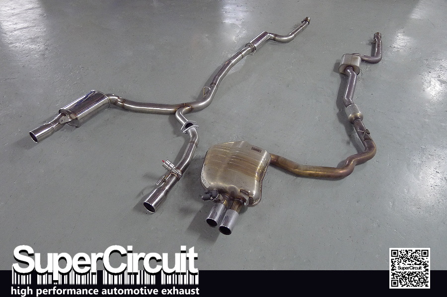 SUPERCIRCUIT Exhaust Pro Shop BMW F30 330e Catback Twin Exhaust Custom