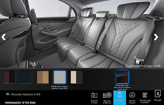 Màu nội thất Mercedes Maybach S450 4MATIC 2018 Nội thất Mercedes Maybach S450 4MATIC 2018 màu Xám Magma 518