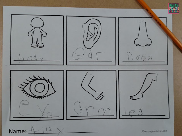 Hands On Activities to Teach About Body Parts · Mrs. P's Specialties