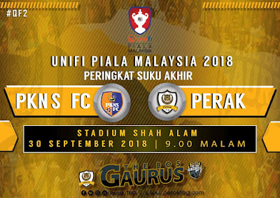 Live Streaming PKNS FC vs Perak Piala Malaysia 30.9.2018