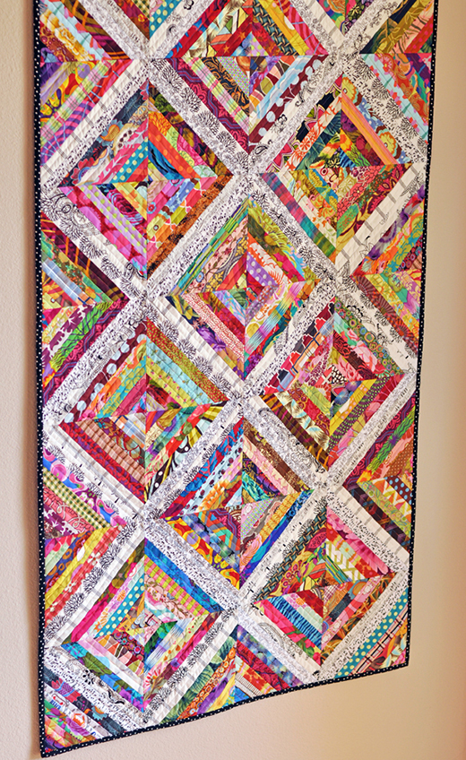 Quilting Land Scrappy String Quilt