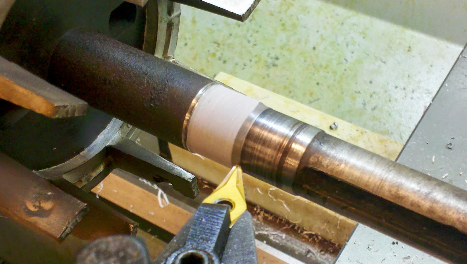 Things That Keep Dan Busy: Worn Shaft Repair - Machining JB Weld
