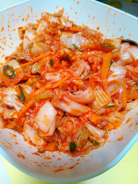 proses membuat kimchi homemade