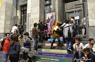 Encuentro Friki. Cosplay. Biblioteca nacional del Uruguay,