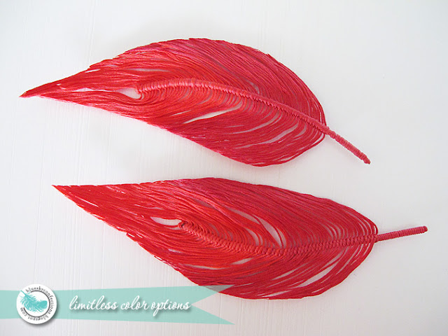 coral feathers