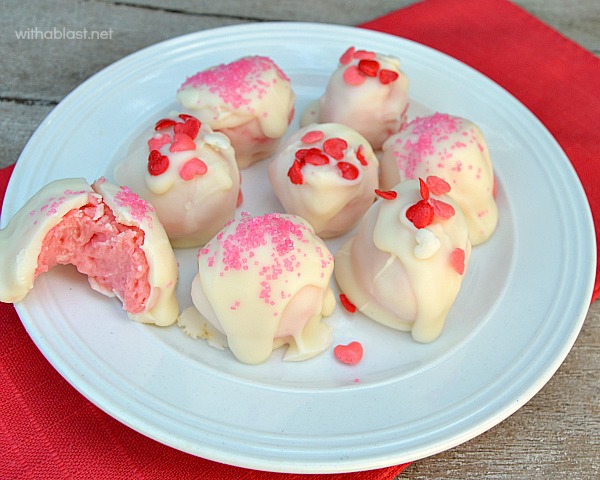 Strawberry Cream Cheese Pudding Bites