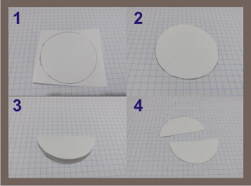 molde bolas de papel de seda