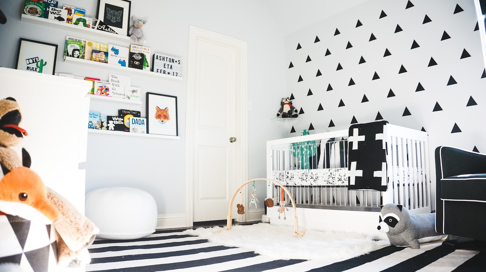 monochrome nursery
