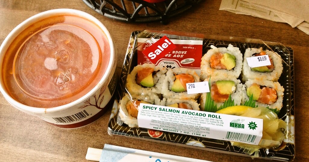 Kikka Sushi Spicy Salmon Avocado Roll The Track of Time