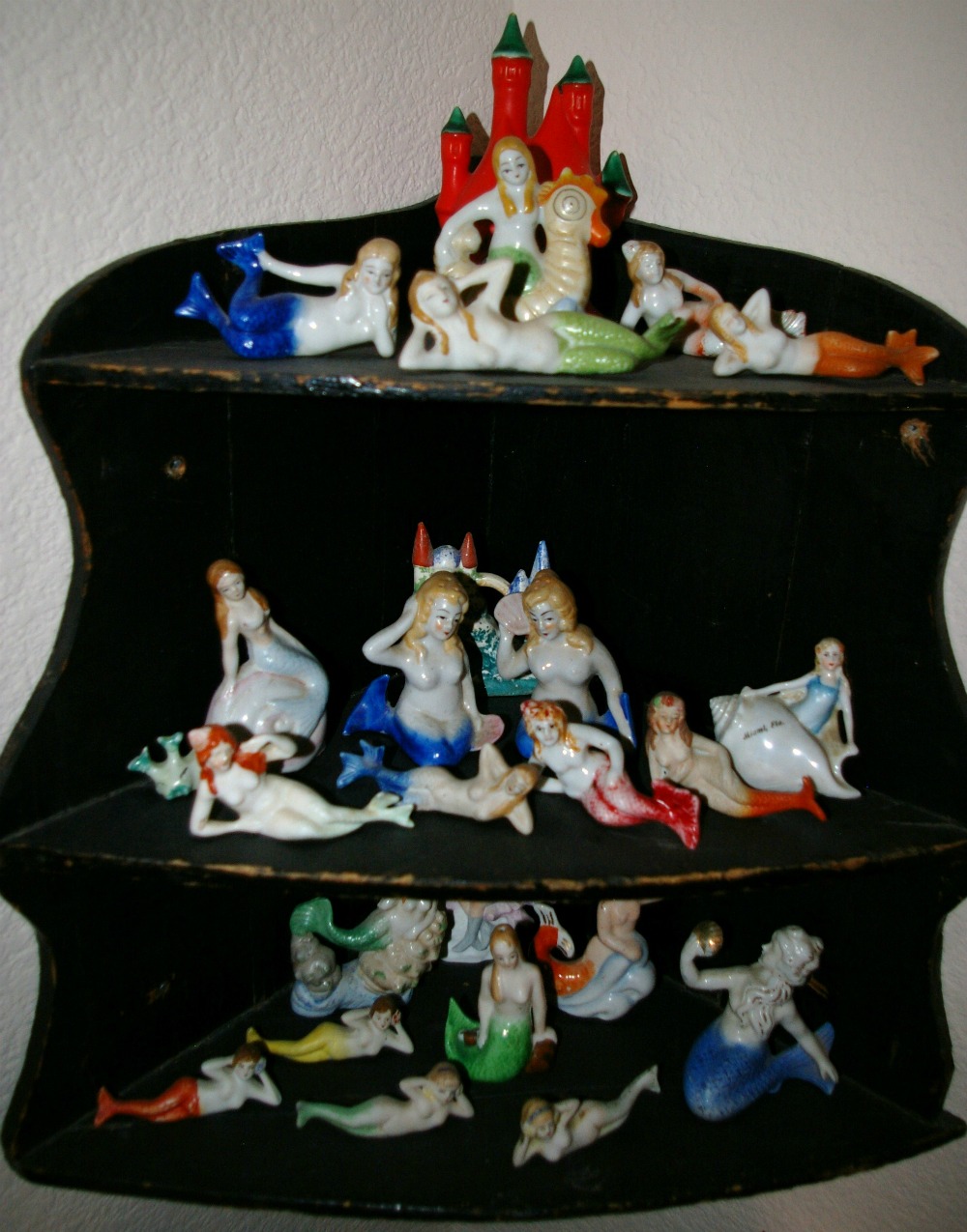 Myko Bocek Studios My Vintage Aquarium Mermaid Ornaments