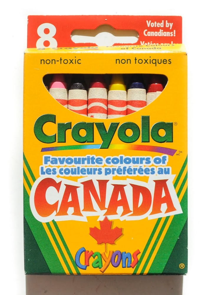 Crayola Favourite Colors of Canada Crayons Jenny's Crayon Collection