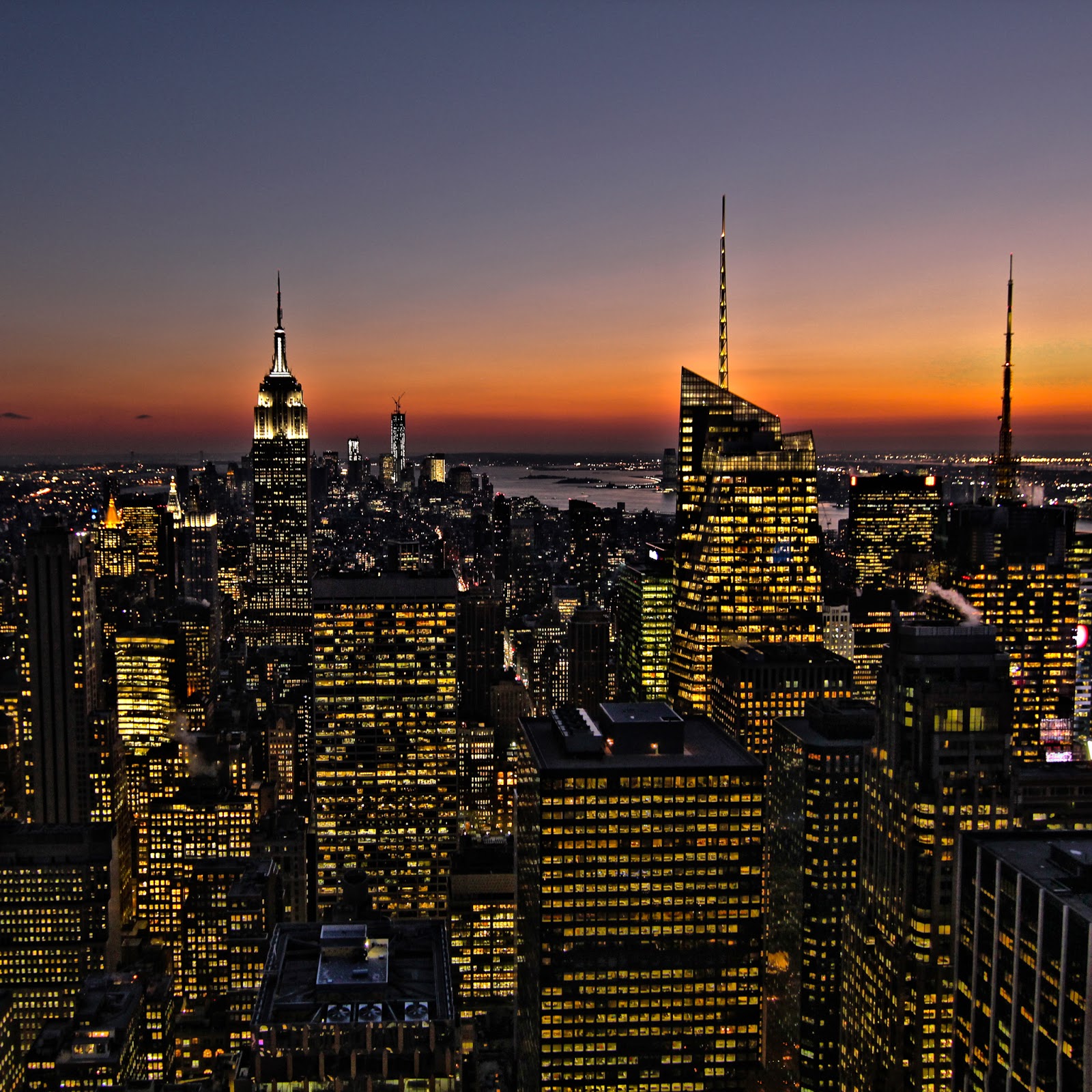 City Skyline iPad Wallpaper Free Retina iPad wallpaper