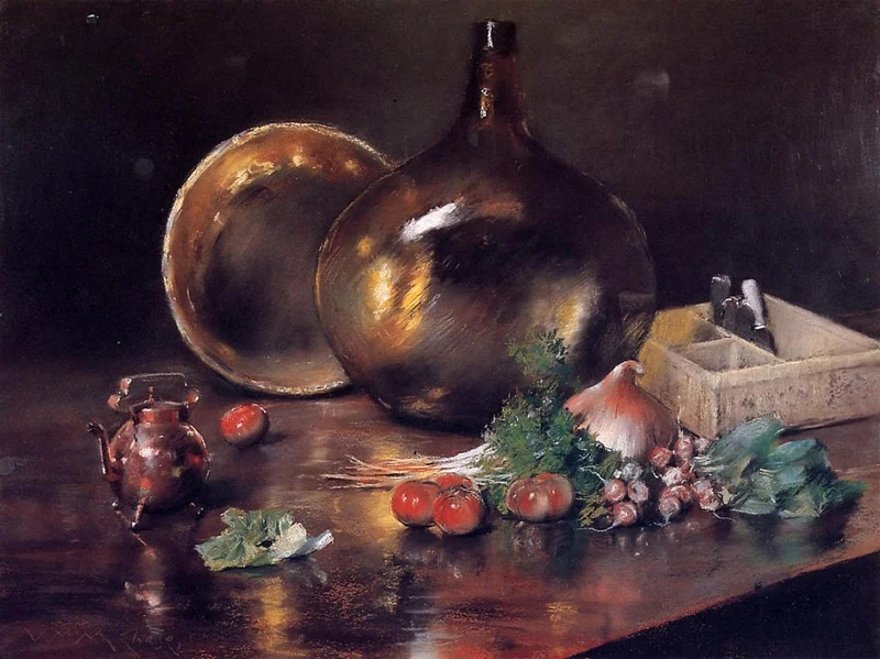 William Merritt Chase 1849-1916 | American painter | The Impressionist Still Lifes