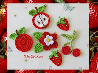 Crochet fruits