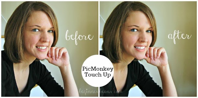 using picmonkey touch up tool