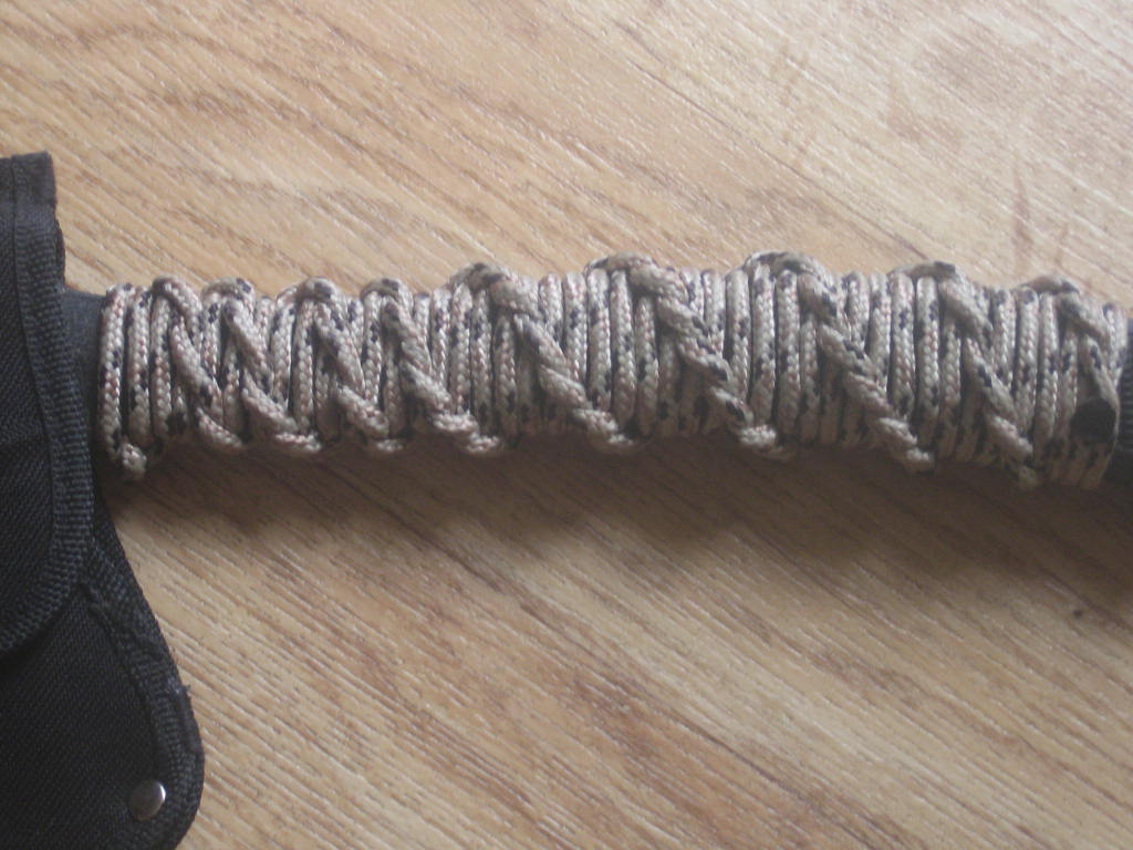 EVERYTHING PARACORD UK 550 paracord handle wrap half cobra spiral.