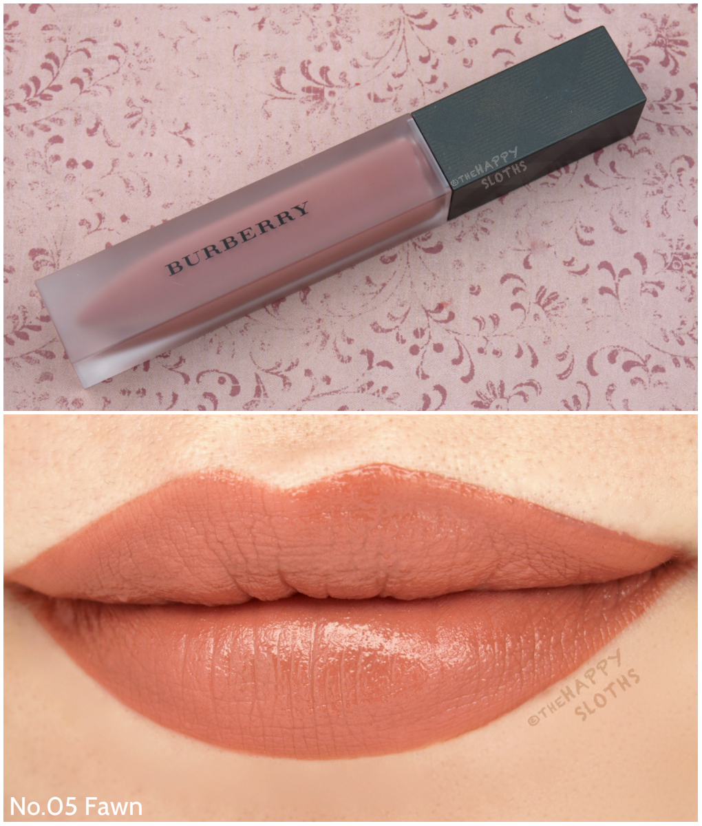 Burberry Liquid Lip Velvet Review and Swatches: No.05 Fawn