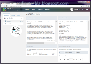 Install MODX Revolution ( Revo ) 2.5.1 on Windows 7 localhost - opensource PHP CMS / CMF tutorial 29