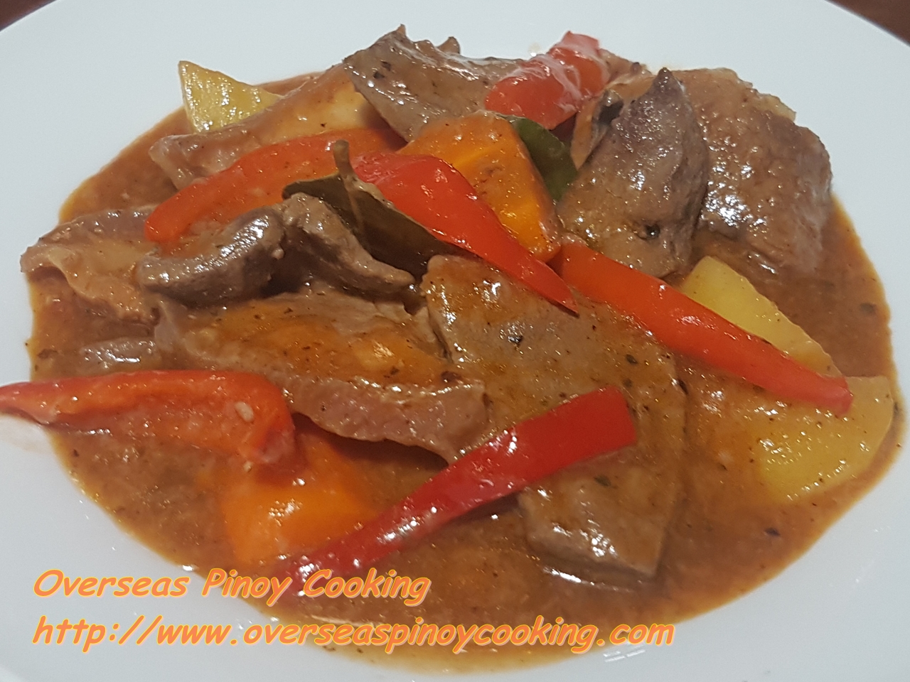Pork and Liver Afritada