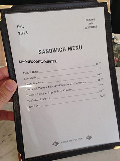 Simon Food Favourites Continental Deli Bar And Bistro Cbd Sydney