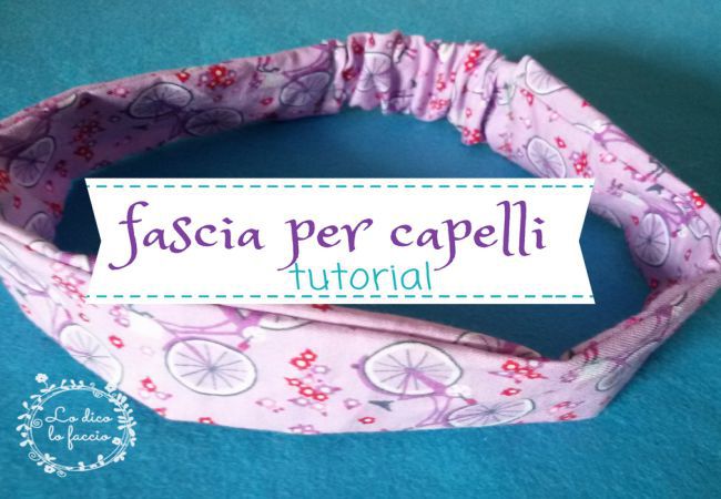 fasce per capelli fai da te