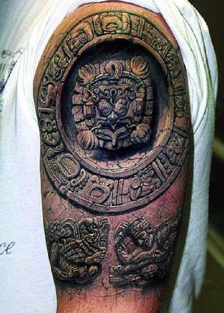 30 Aztec Inspired Tattoo Designs For Men