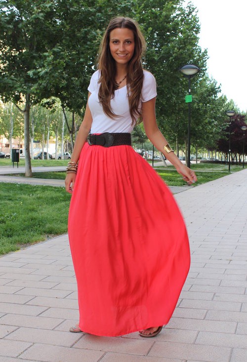 The Indie Handmade Show: [Outfit Inspiration] Long Skirt