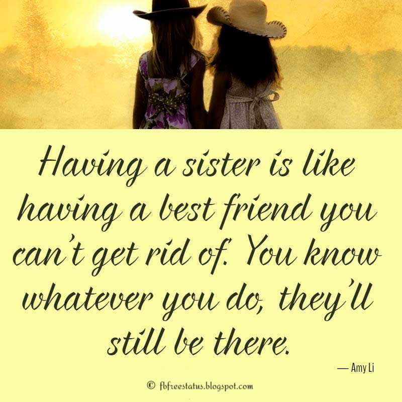 Sister Quotes Top 35 Quotes About Sisters Greeting Card Ideas Riset