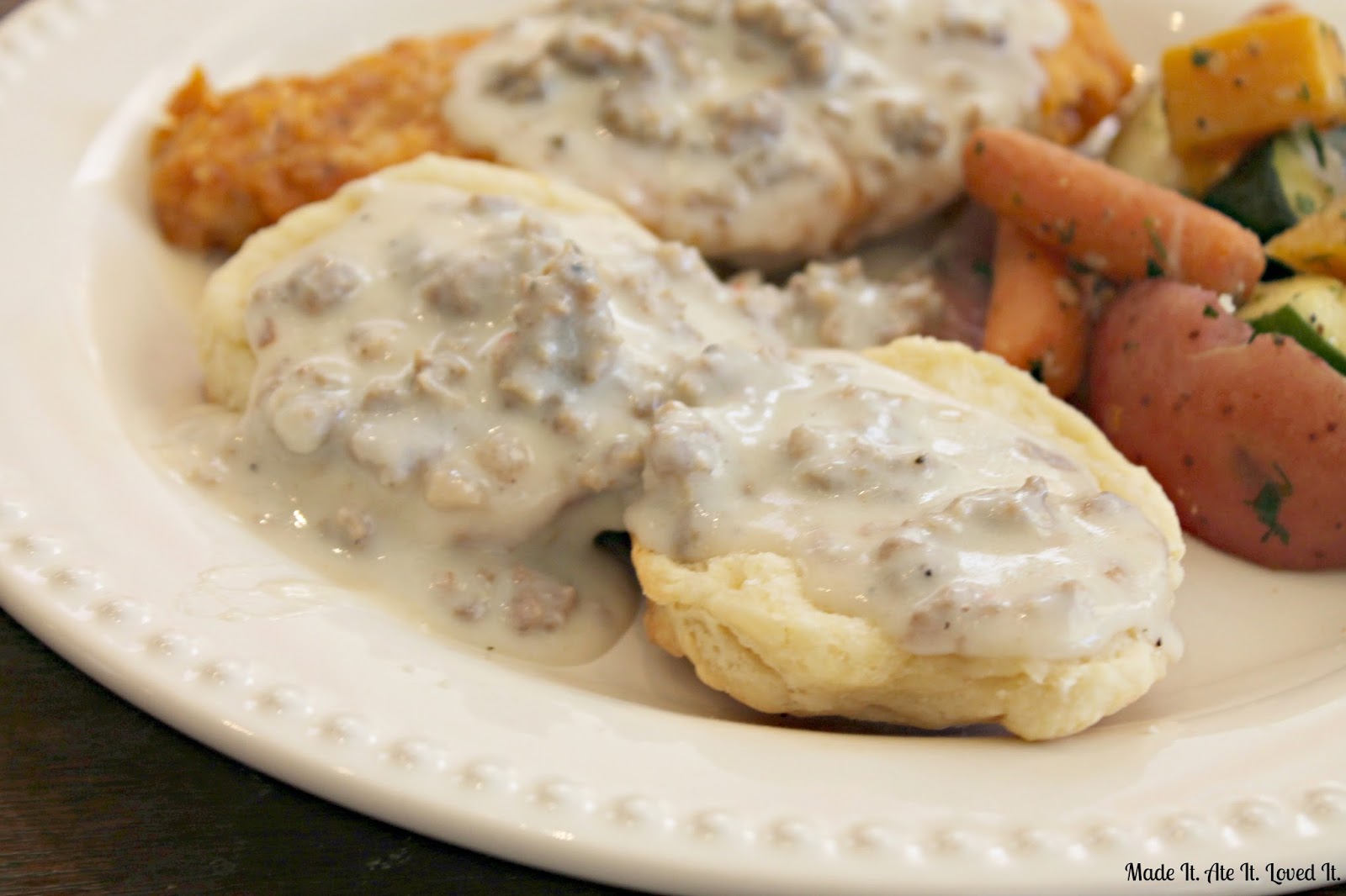 Made It. Ate It. Loved It.: Cast Iron Biscuits and Gravy