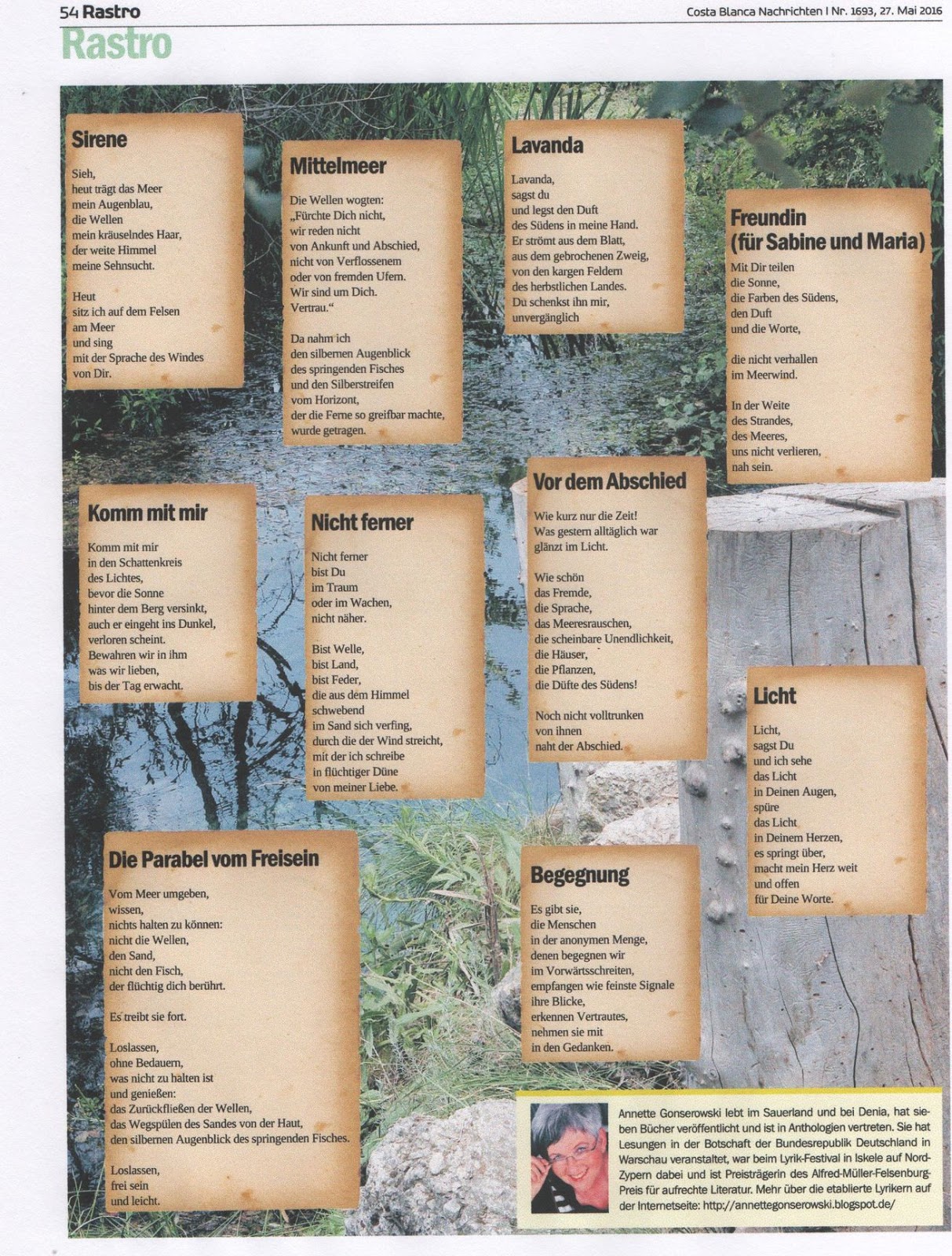 Autorenkreis Ruhr Mark E V Gedichte Von Annette Gonserowski In