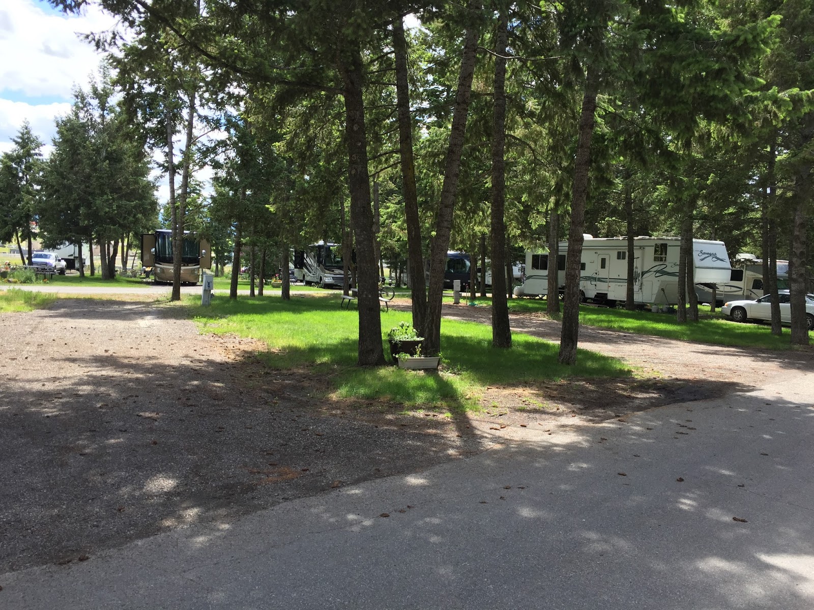 BLUE SKY AHEAD Jim & Mary's RV Park, Missoula, MT
