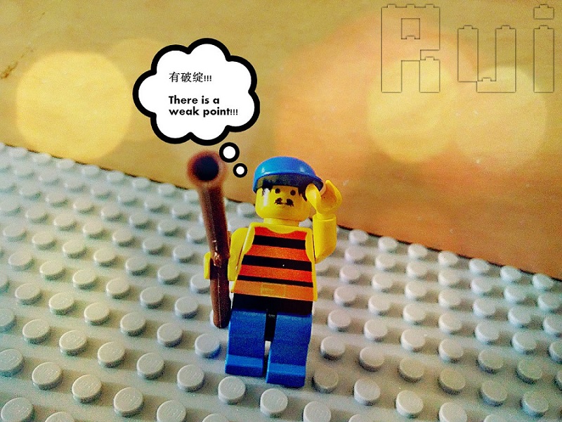 Lego Kidnap - He found a weak point