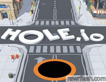 HOLE.io Hole.io é mais um dos inúmeros jogos.io no qual você é um buraco junto com outros buracos em uma cidade! Todos os buracos são colocados na mesma cidade e tem um certo tempo para crescer! O que mais crescer durante o tempo granha!