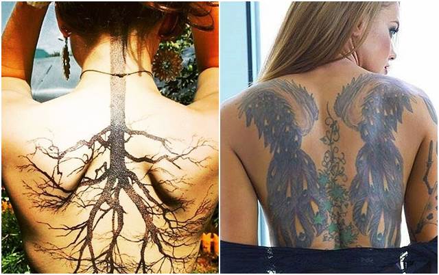 53 Foto Gambar Tato Keren Dipunggung #Tattoo 3D Salib, Tribal Dan Henna Ditubuh Wanita ini 53 Foto Gambar Tato Keren Dipunggung #Tattoo 3D Salib, Tribal Dan Henna Ditubuh Wanita ini