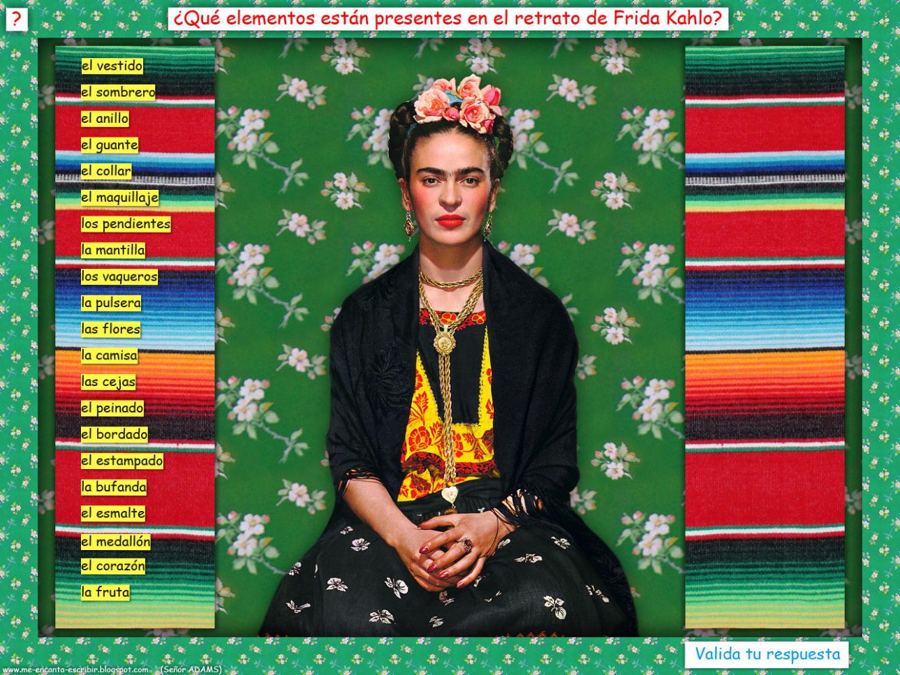 Me encanta escribir en español Retrato