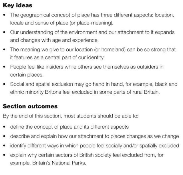 A Level Geography Blog Changing Places (Revised 2020)