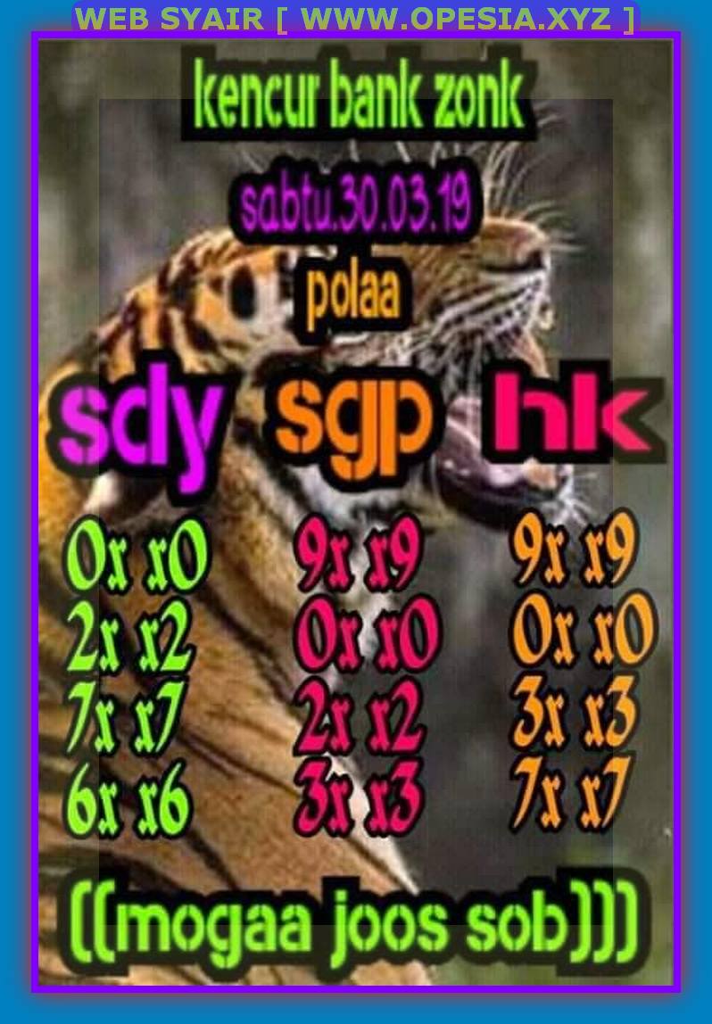 Kode Syair Sidney Sabtu 30 Maret 2019 - Gosyair Sedia Kode Syair Sgp Ada Kode  Syair Hk